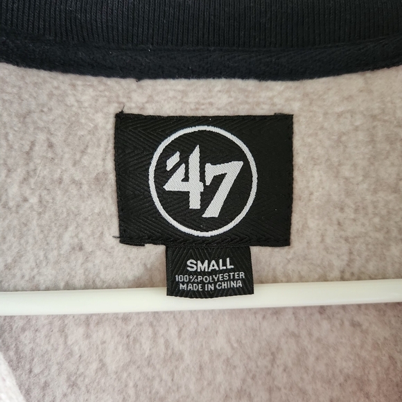 Seattle Seahawks NFL Football Lined 1/4 Zip Sweatshirt Mens Small‎ - Picture 3 of 8